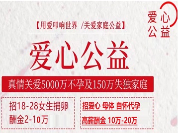 九龙坡捐卵助孕生子 爱心志愿者招募